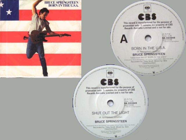 Bruce Springsteen - BORN IN THE USA / SHUT OUT THE LIGHT